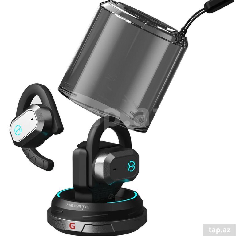 Edifier Hecate Headphones Air2 BT 5.3, Playback time 10 hours (earbuds) + 18 hours (charging case)