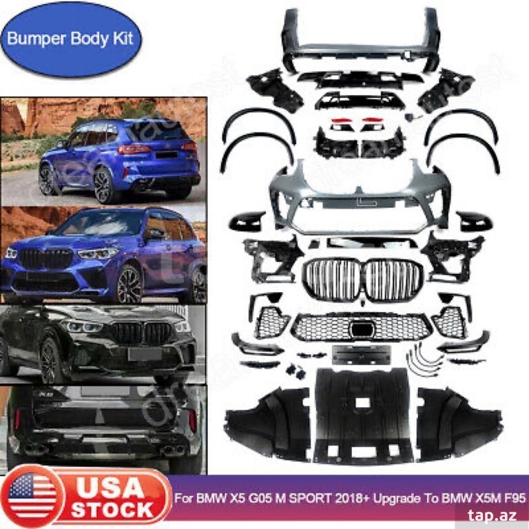 "BMW X5 G05 2018-23 F95" body kiti