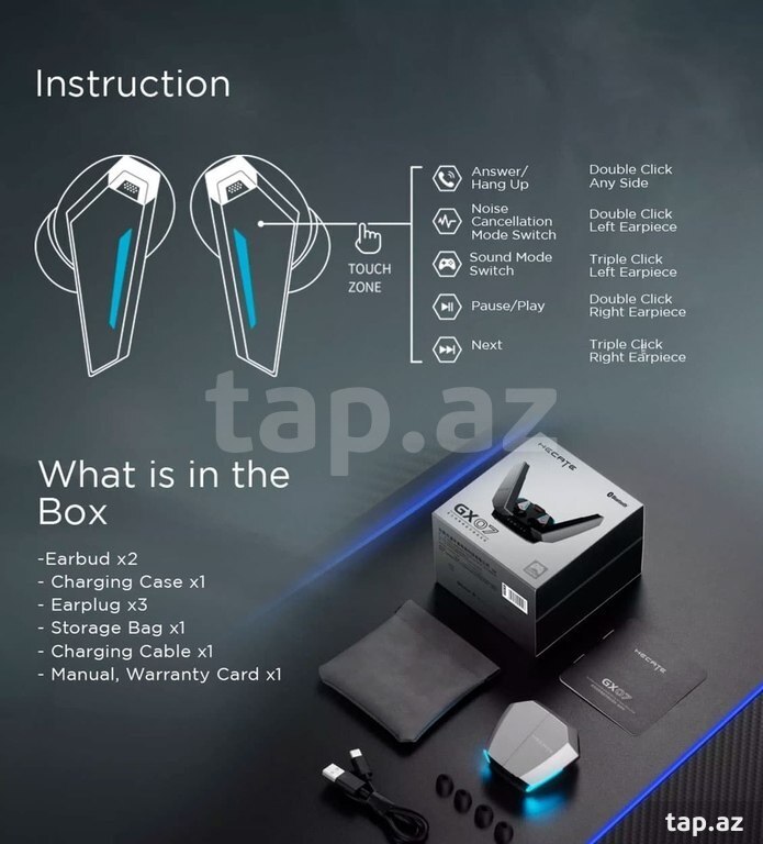 Edifier GX07 True Wireless Gaming Earbuds with ANC (9)