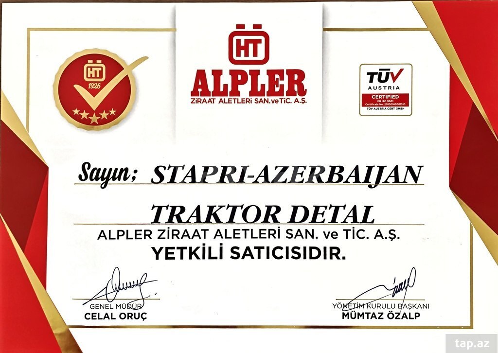 "Alpler" kotanları və ehtiyat hissələri (9)