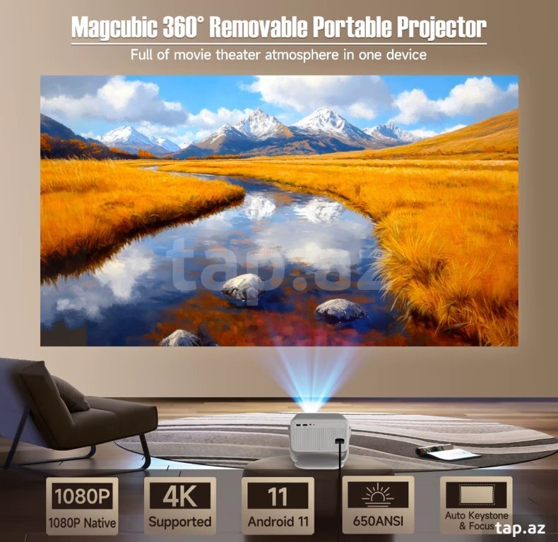 Proyektor "Magcubic 4K Pro 650ANSI" (7)