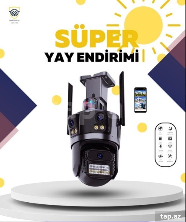 Wifi 3 gözlü kamera