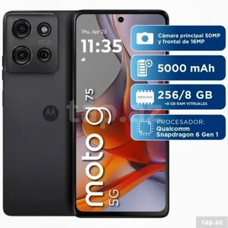 Motorola Moto G75 Charcoal Gray 256GB/8GB (4)
