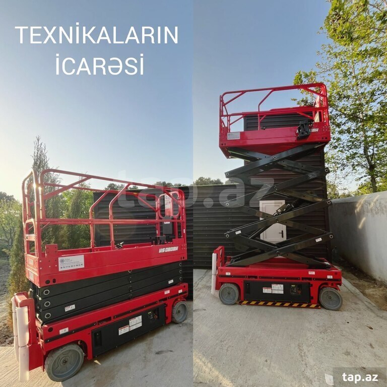 Elektrik qayçı-səbət icarəsi 