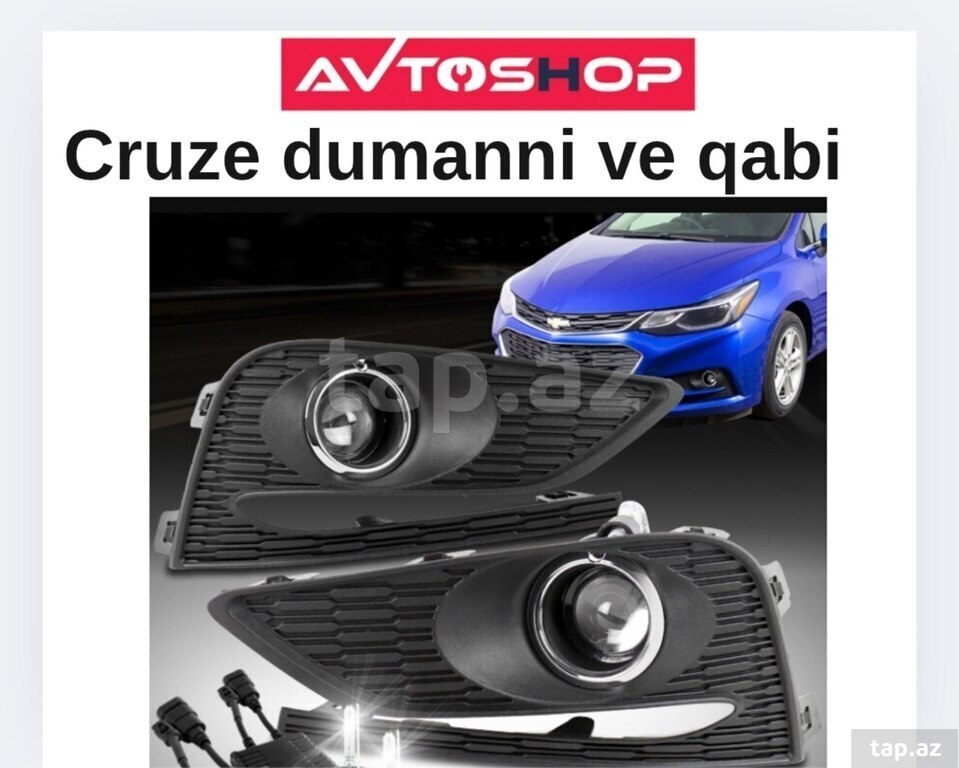 "Chevrolet Cruze 2016" duman işığı və qabı