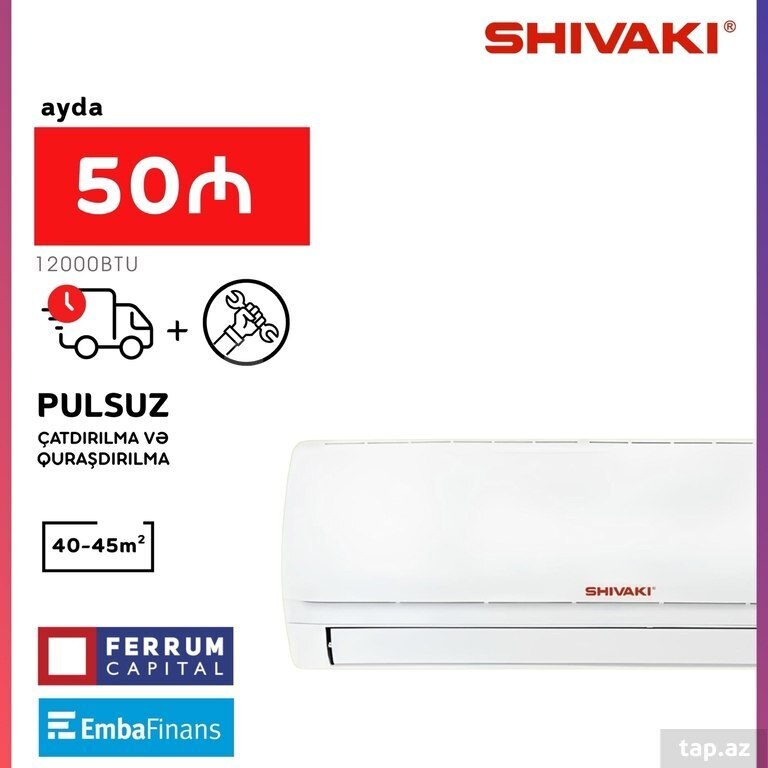 Kondisioner "Shivaki 12000BTU"