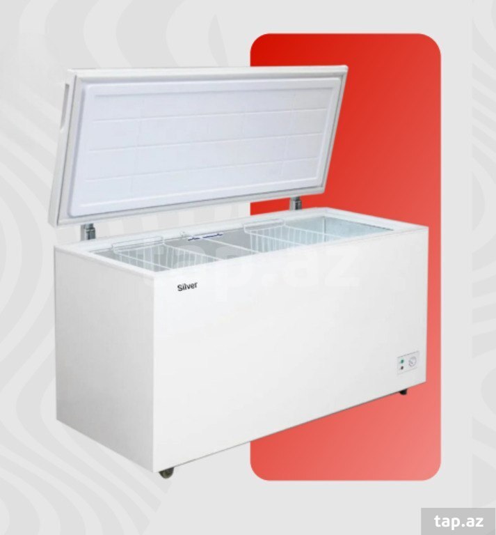 Silver 400 L Chest Freezer