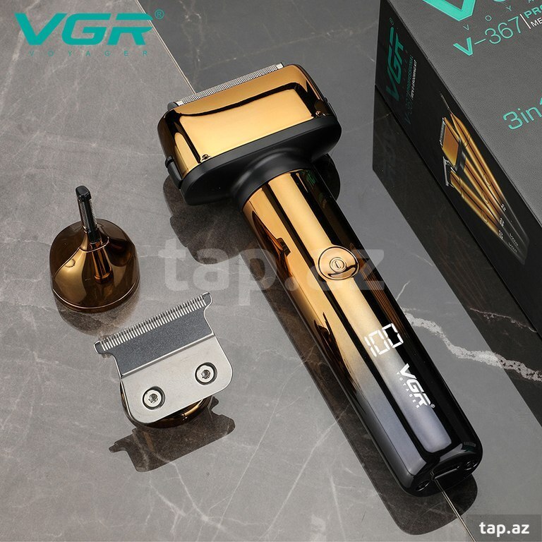 Universal trimmer dəsti "VGR 367 3in1 IPX5 600mAh Cord/Cordless"
