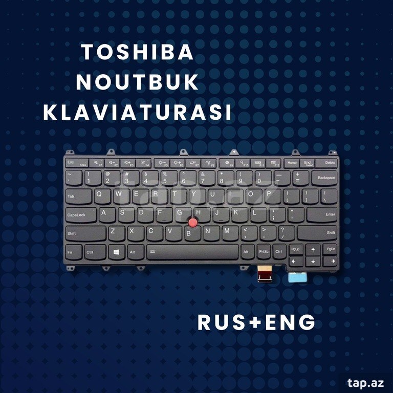 Noutbuk klaviaturası "Toshiba"