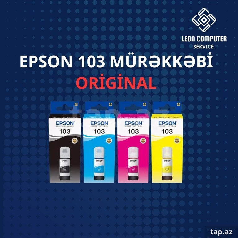 Printer boyaları "Epson 103 ink ecotank snpç"