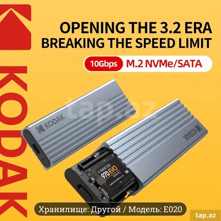 KODAK M2 NVMe/SATA SSD case
