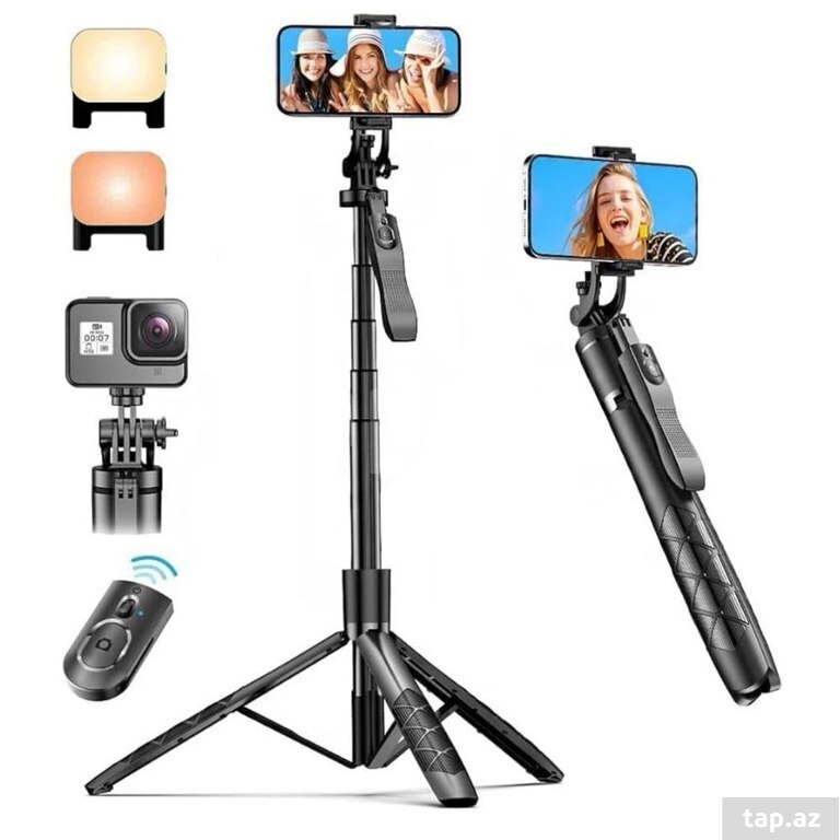 Bluetoothlu Tripod Selfi Çubuğu