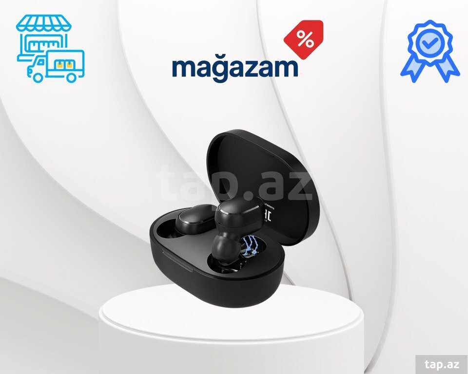 Simsiz qulaqlıqlar "Xiaomi Earbuds Basic 2S Black"