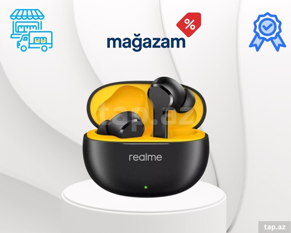 Simsiz qulaqlıqlar "Realme Buds T01 Black"