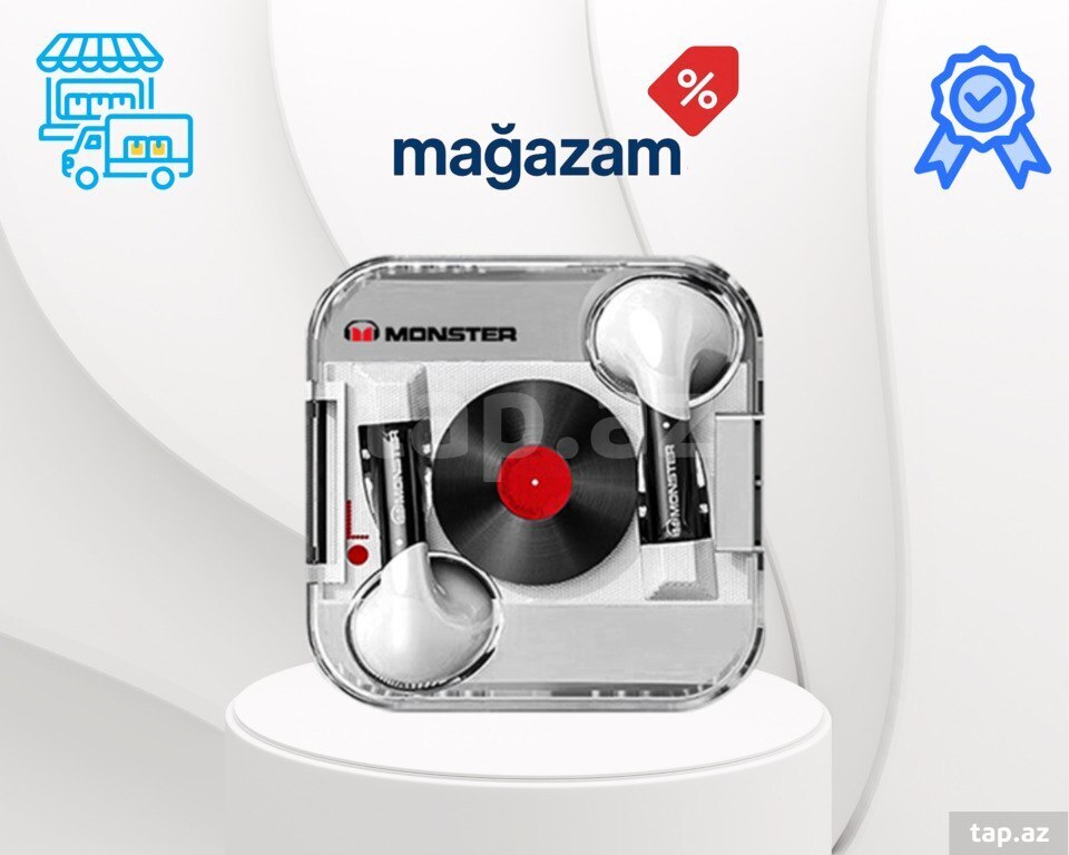 Simsiz qulaqlıqlar "Monster XKT01 White"