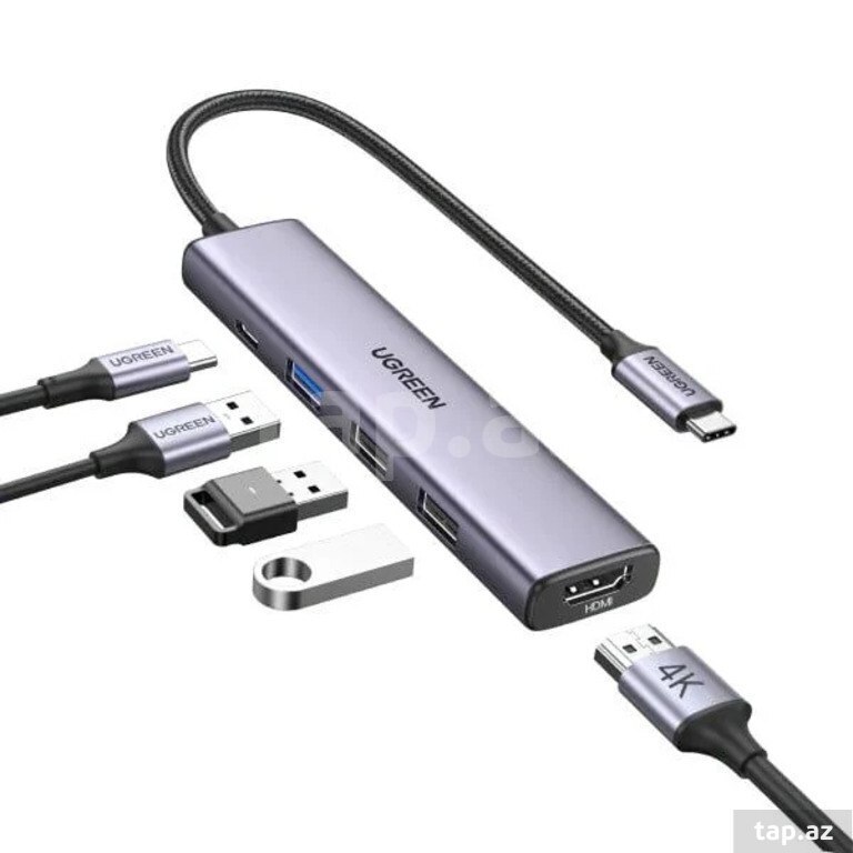 Ugreen CM478 5-in-1 USB-C Multifunction Adapter (2)
