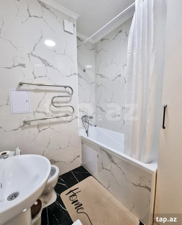 2-otaqlı yeni tikili kirayə verilir, İnşaatçılar m., 82 m² (6)