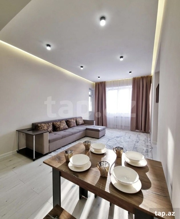 2-otaqlı yeni tikili kirayə verilir, İnşaatçılar m., 82 m² (4)