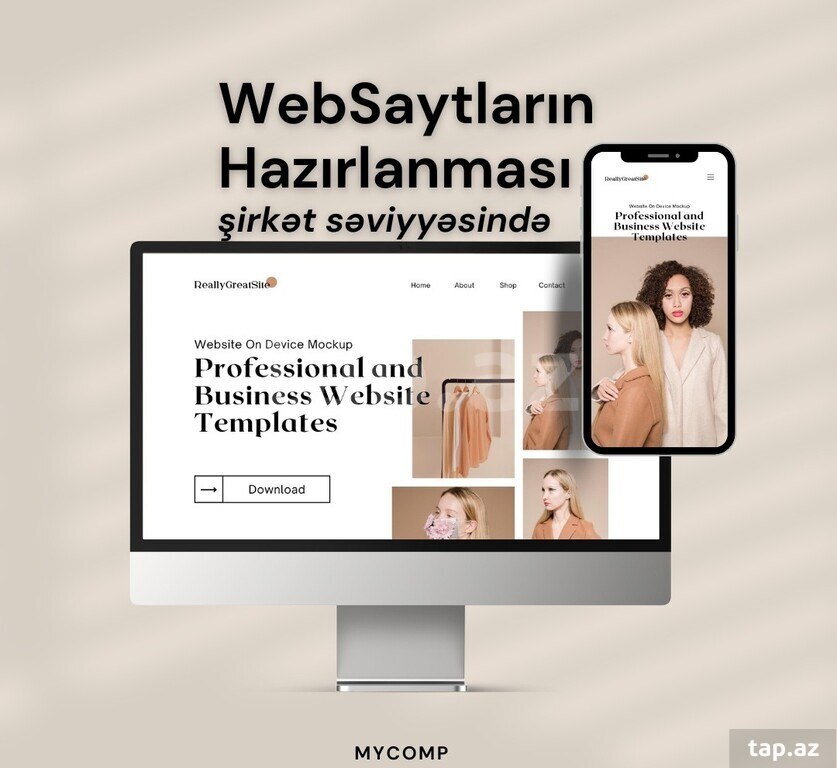 Web sayt hazırlanması
