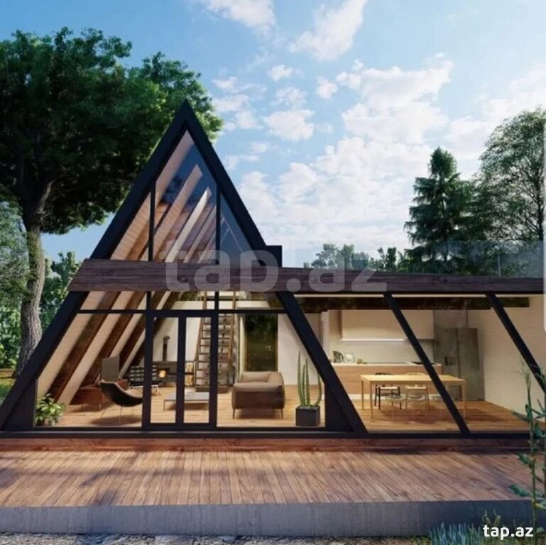  A-Frame evlərin tikintisi (7)