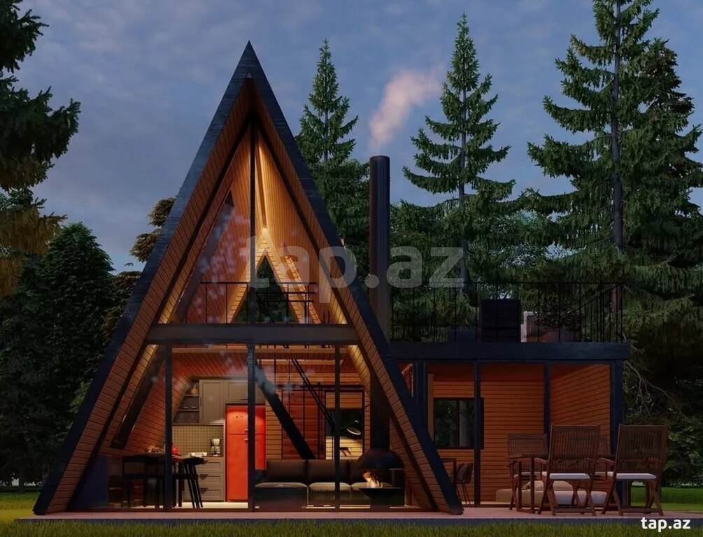  A-Frame evlərin tikintisi (14)