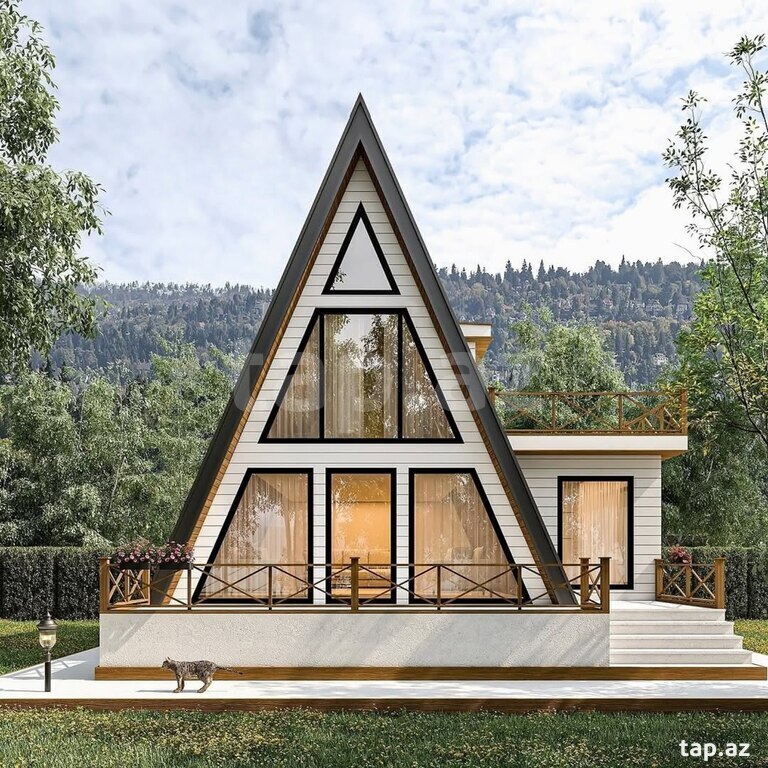  A-Frame evlərin tikintisi (2)