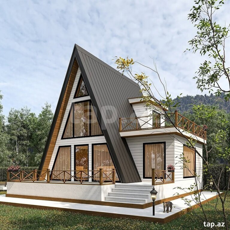  A-Frame evlərin tikintisi (12)