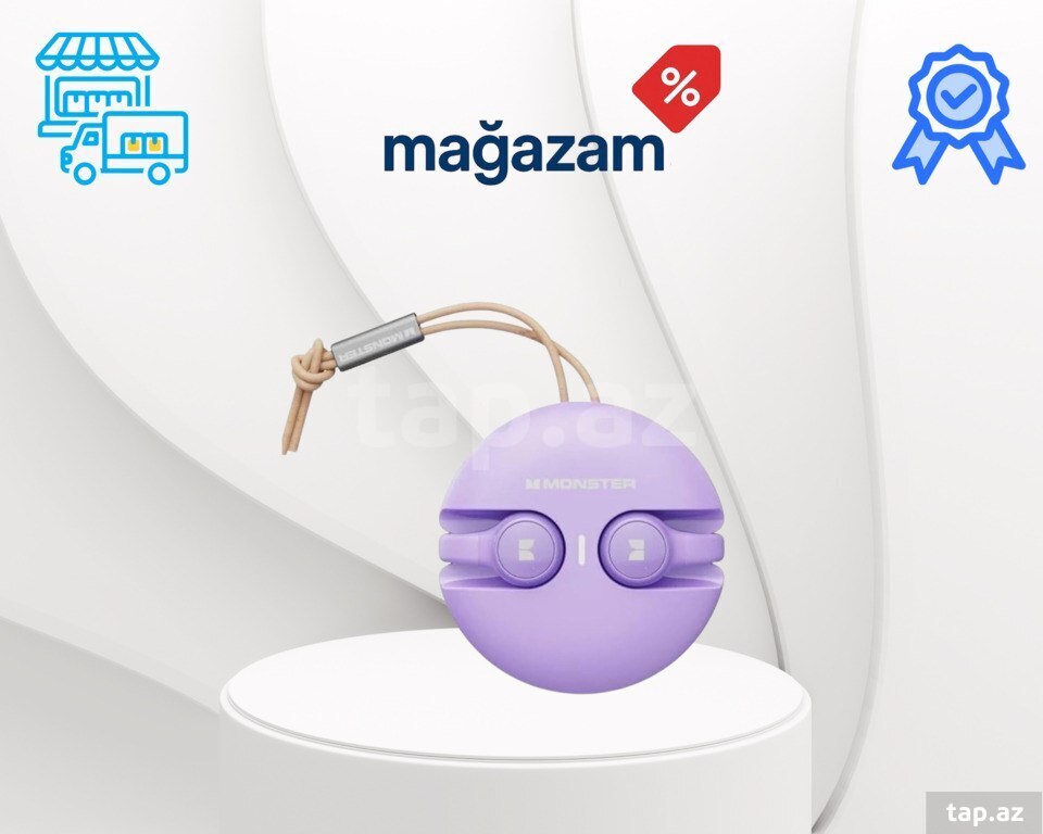 Simsiz qulaqlıqlar "Monster XKT21 Purple"