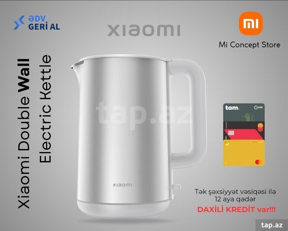 Elektrik çaydan "Xiaomi Double Wall Electric Kettle" 
