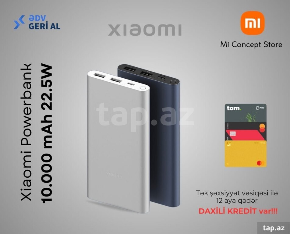 Power bank "Xiaomi 10000 mAh 22.5W"