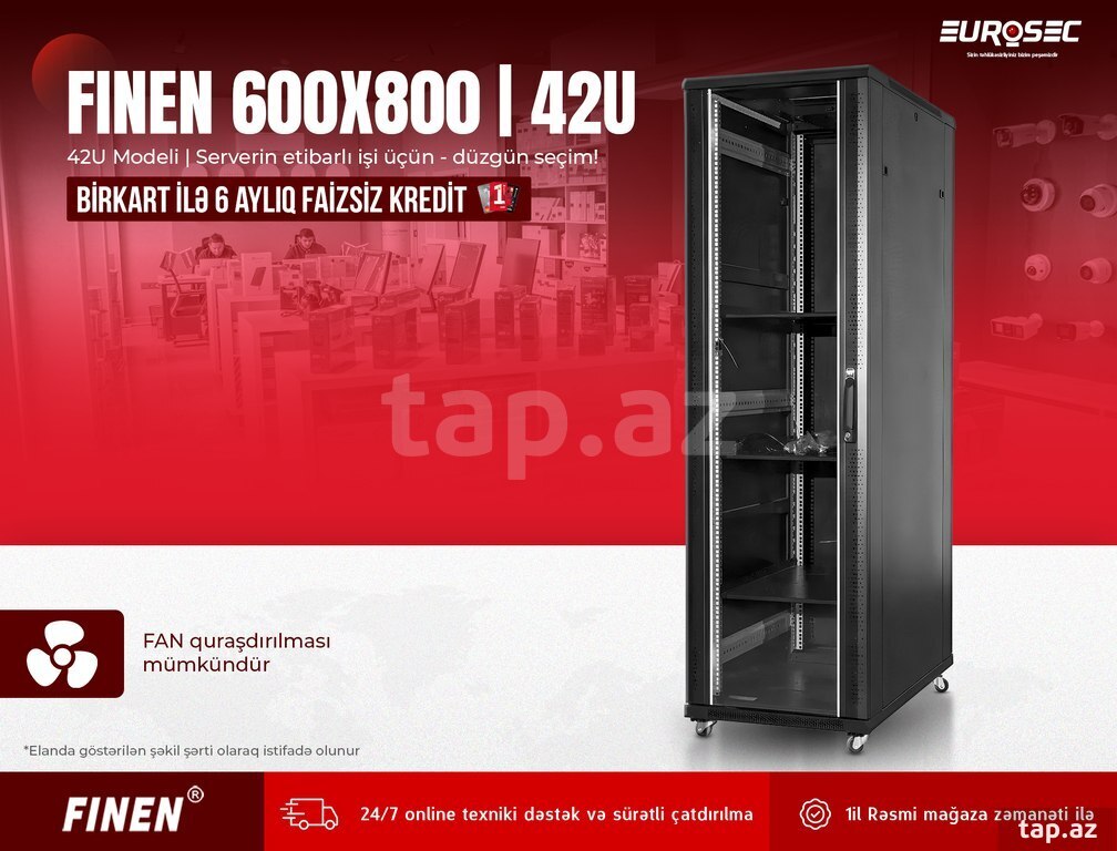 Rack kabin "FINEN 600X800 | 42U"