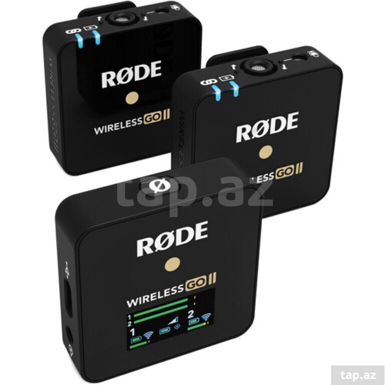RODE Wireless GO II 2-Person Compact Digital Wireless Microphone System/Recorder (2)