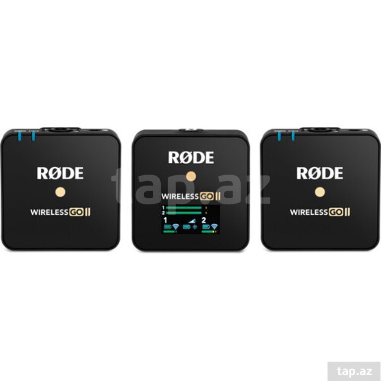 RODE Wireless GO II 2-Person Compact Digital Wireless Microphone System/Recorder