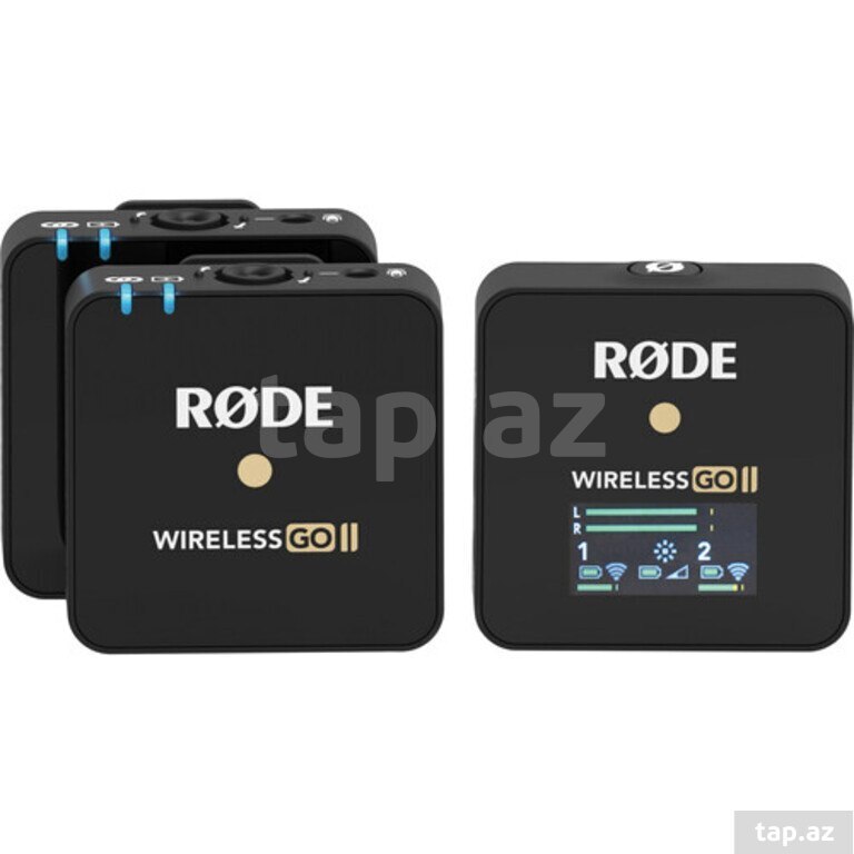 RODE Wireless GO II 2-Person Compact Digital Wireless Microphone System/Recorder (3)