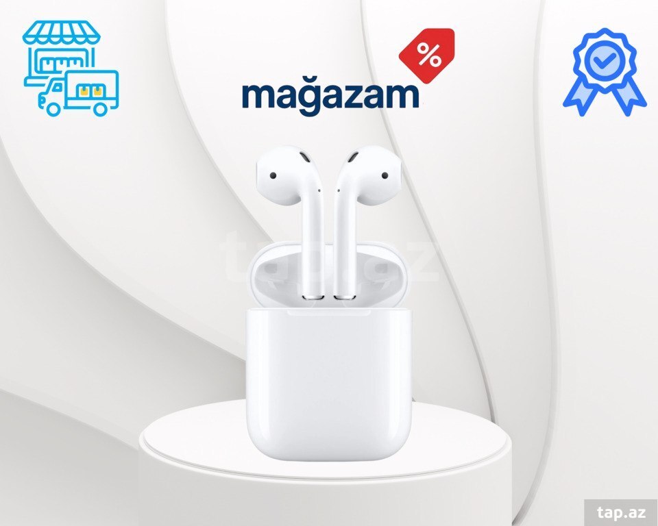 Simsiz qulaqcıq "AirPods 2 White Premium"