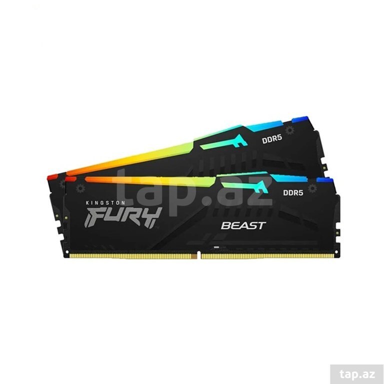 Operativ yaddaş (RAM) "Kingston Fury DDR5 64GB RGB 6000Mhz 2x32GB"