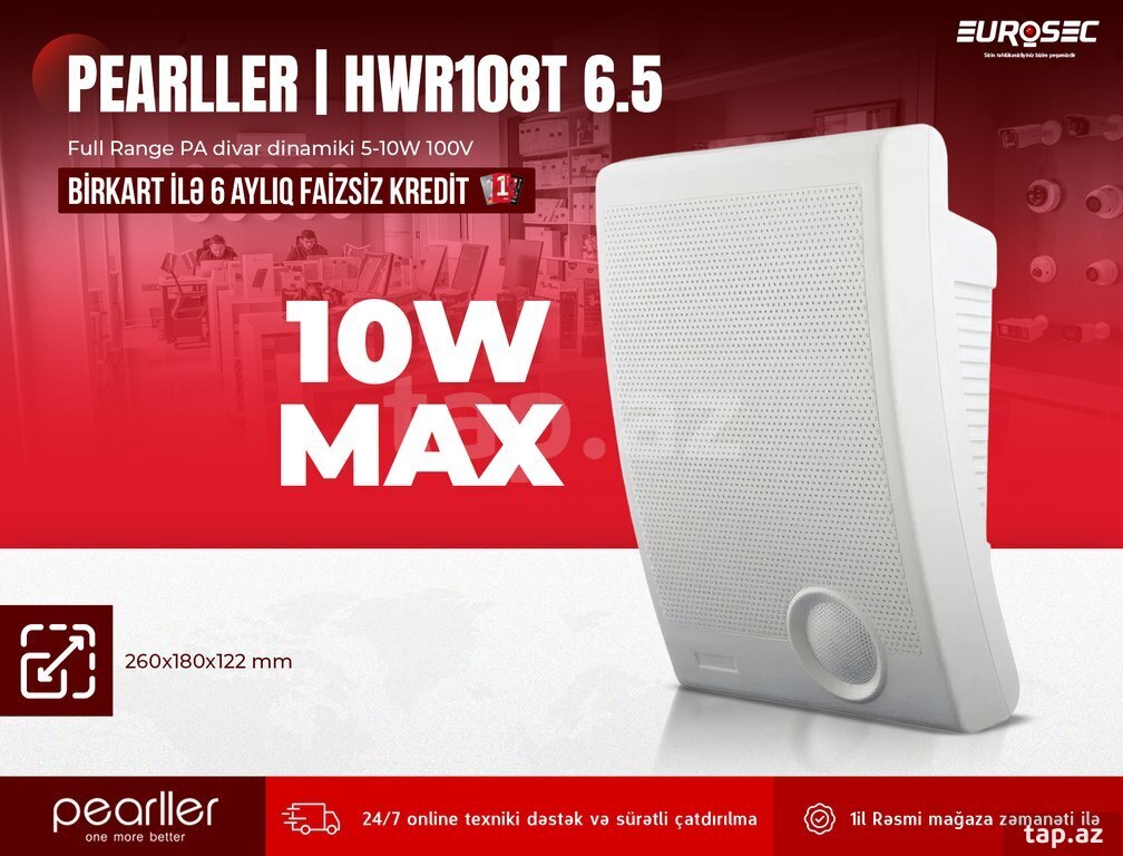 Xarici tipli səs sistemi modeli "PEARLLER HWR108T"