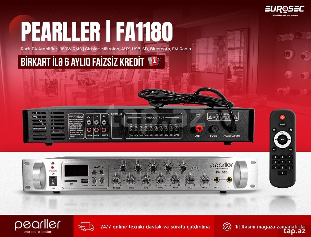 Ses gücləndirici "PEARLLER FA1180"