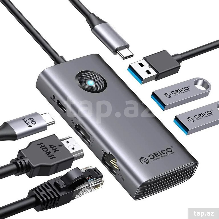 ORICO PW11-6PR 6-in-1 USB-C Hub (4)