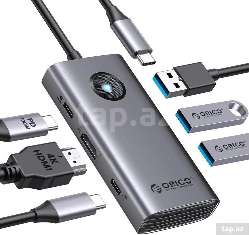 ORICO PW11-6P 6-in-1 USB-C Hub (4)