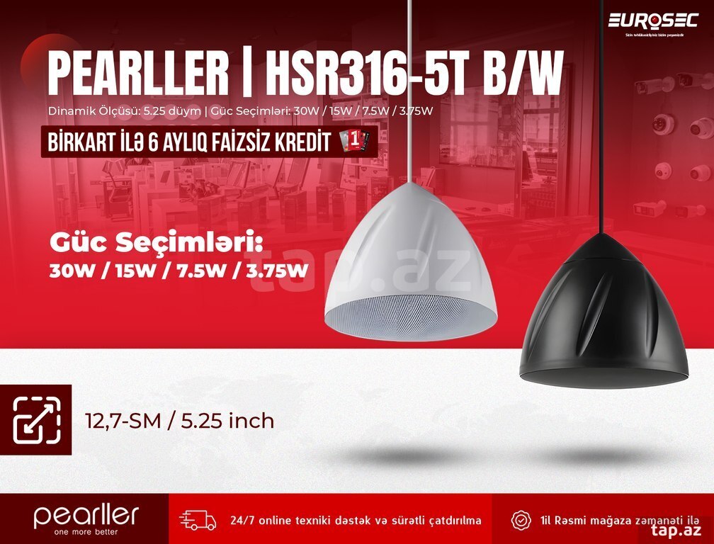 Tavan tipli dinamik "PEARLLER HSR316-5T B/W"