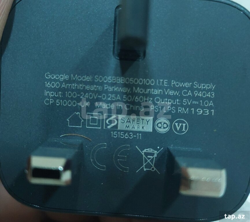"Google Pixel 3 Just Black 64GB/4GB" adapteri (3)