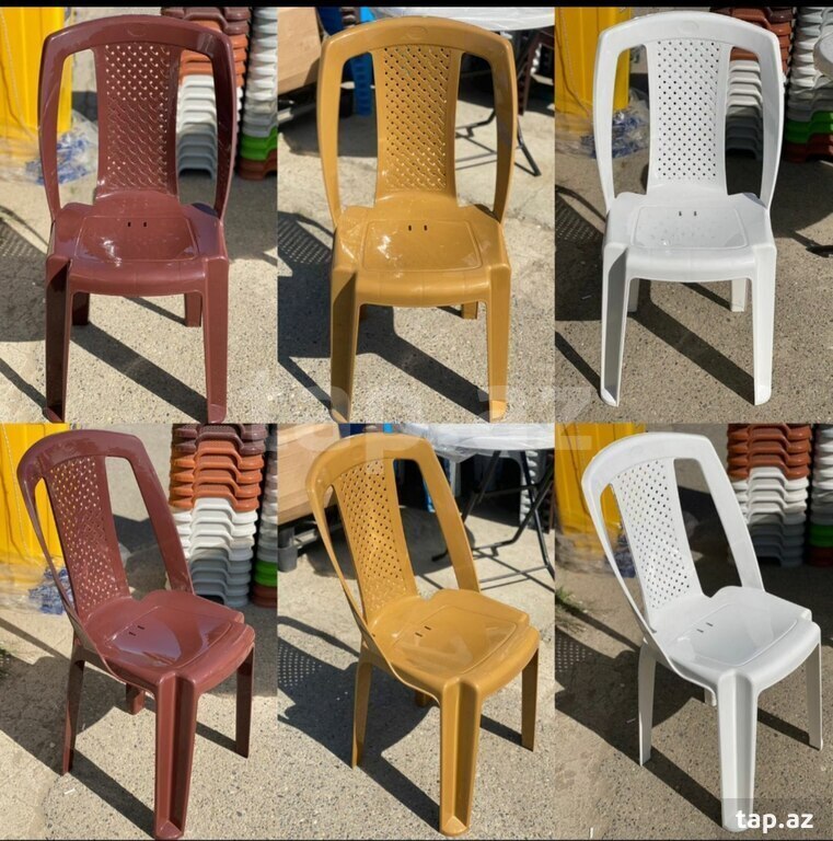Plastik masa və oturacaqlar (5)