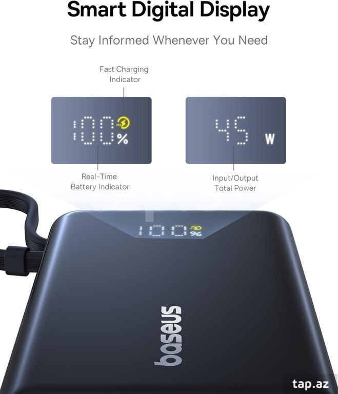 Powerbank "Baseus 10K 45 W" (5)