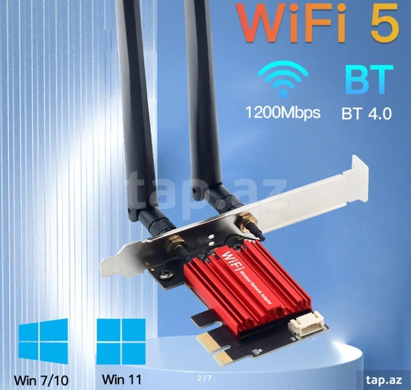 PCI-E kart Wi-Fi 5 1200Mb (2)