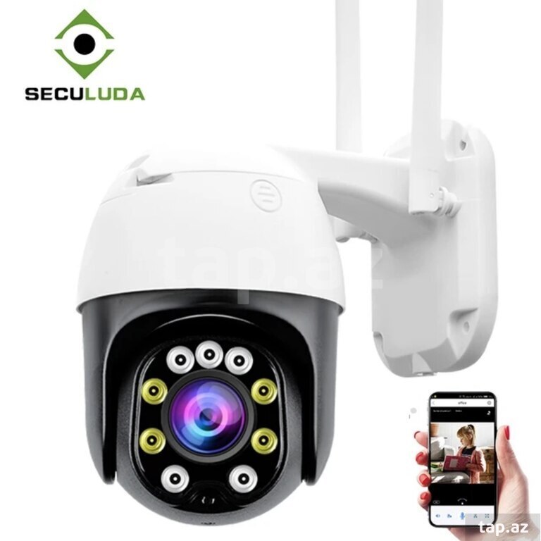 Wifi simsiz PTZ360° kamera 3MP/2K +64GB
