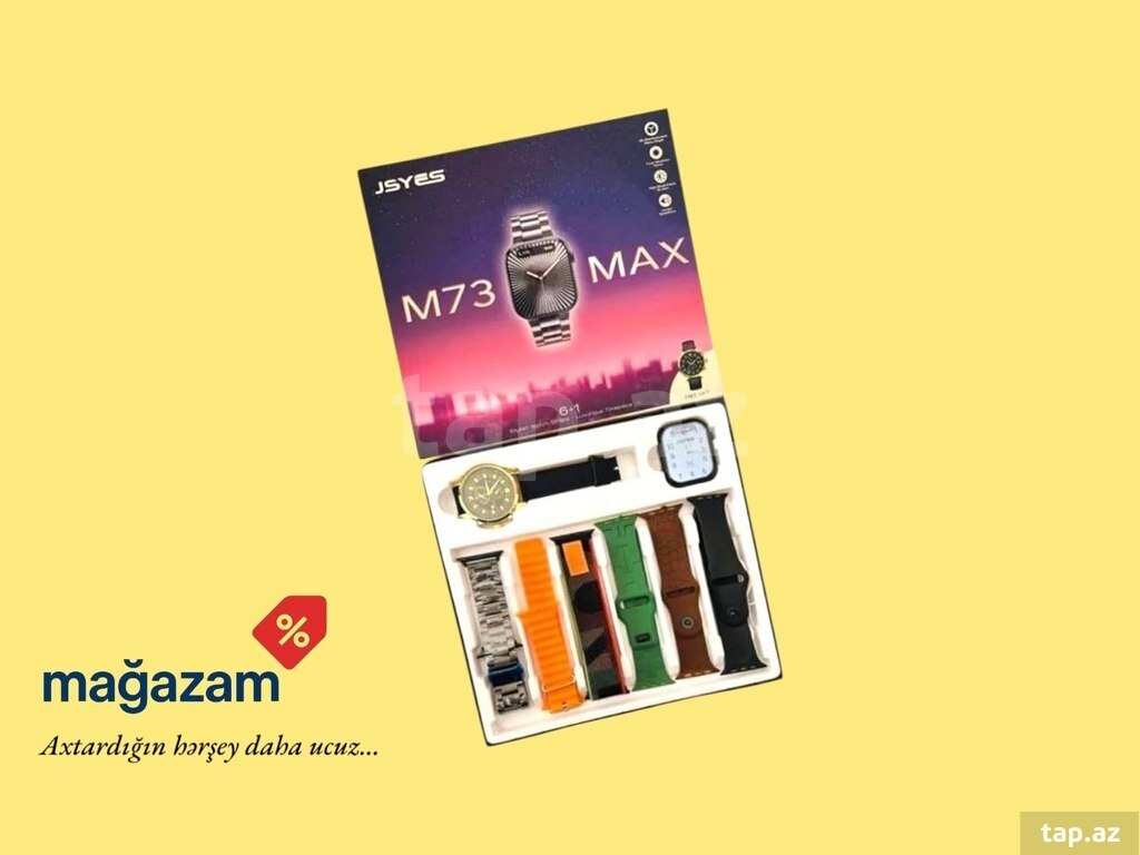 "M73 max" smart saat dəsti