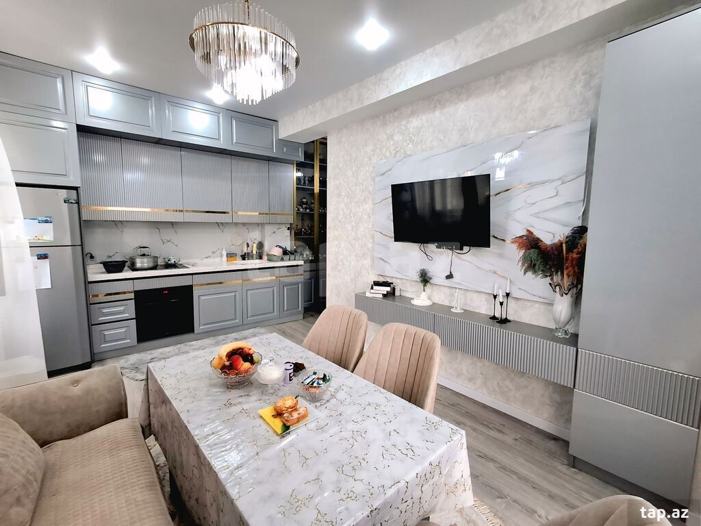 3-otaqlı yeni tikili, Həzi Aslanov m., 67 m² (2)