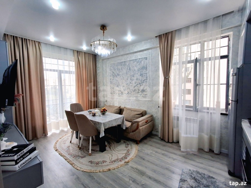 3-otaqlı yeni tikili, Həzi Aslanov m., 67 m²