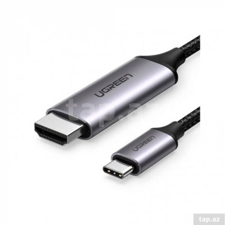 Cable UGREEN  MM121 15760  Type-C to HDMI male to male cable 1m (2)